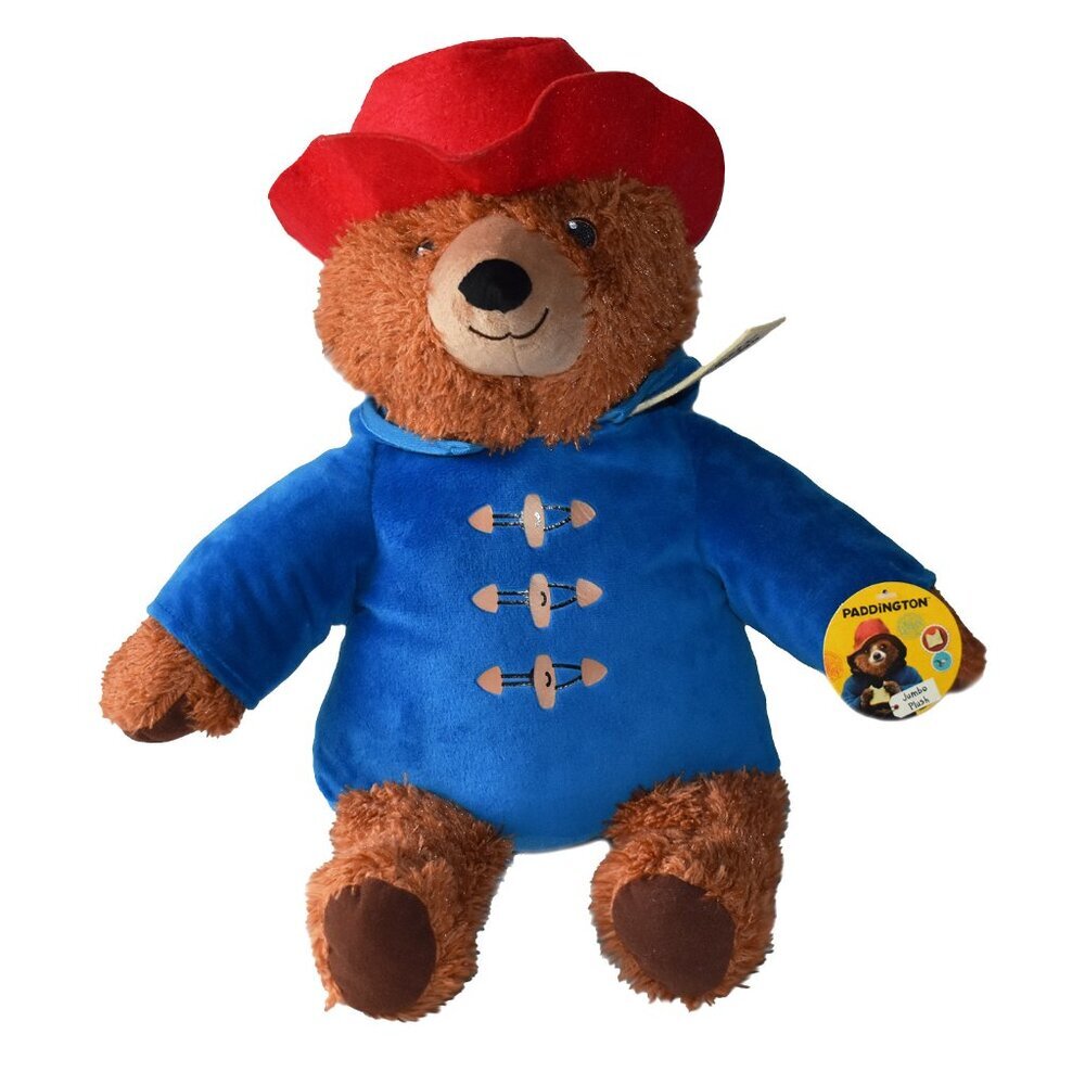 Paddington Bear 14-inches Jumbo Plush Brown Teddy Bear Stuffed Animal Toy - Picture 2 of 5
